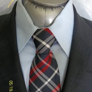 Caribe41- Brooks Brothers 346 2Btn Blue Check Suit